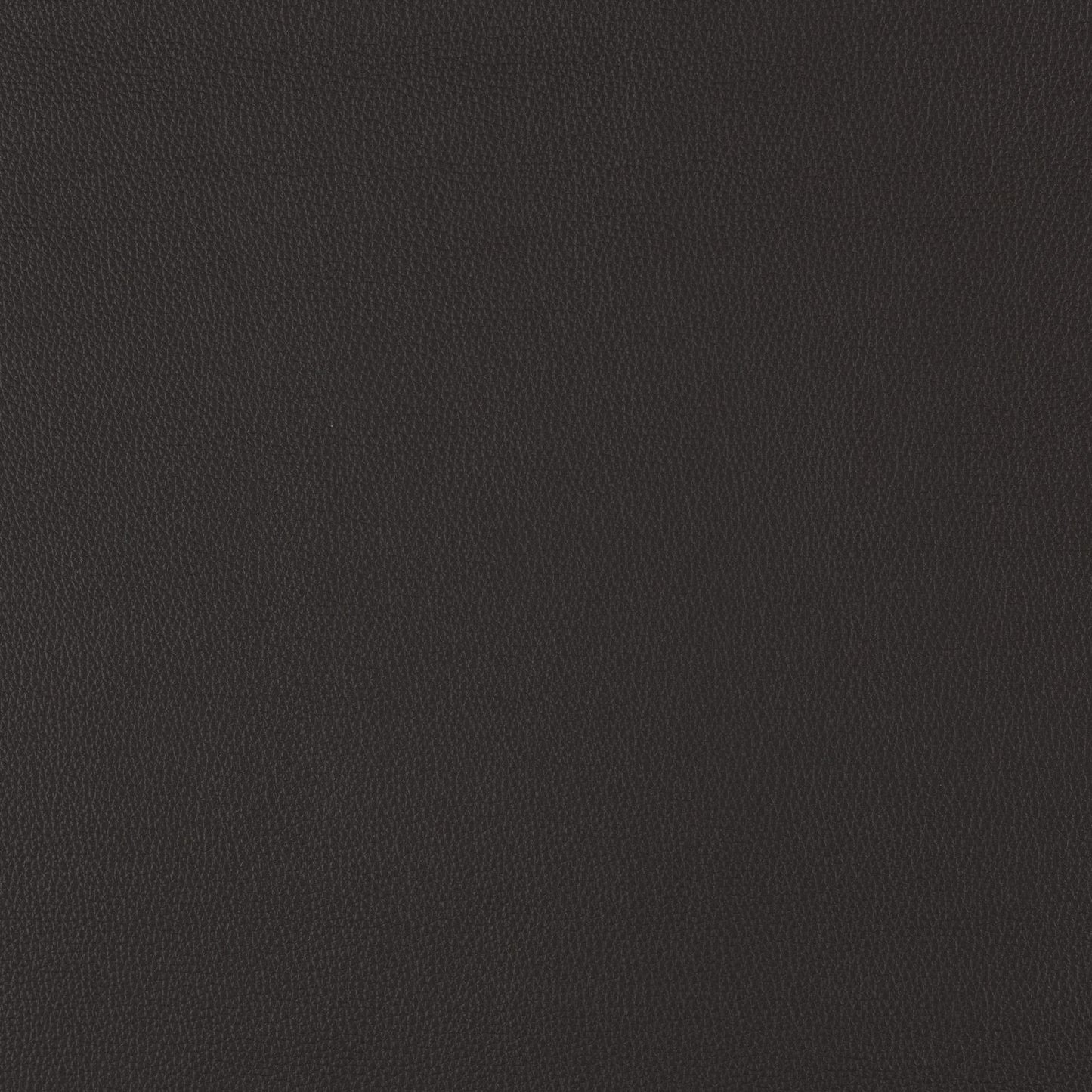 Solid dark brown color upholster leather swatch