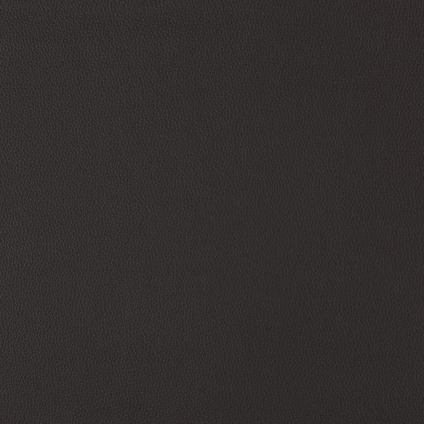 Solid dark brown color upholster leather swatch