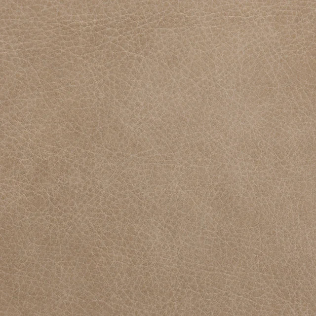 Beige textured leather material sample from Asher Leather collection